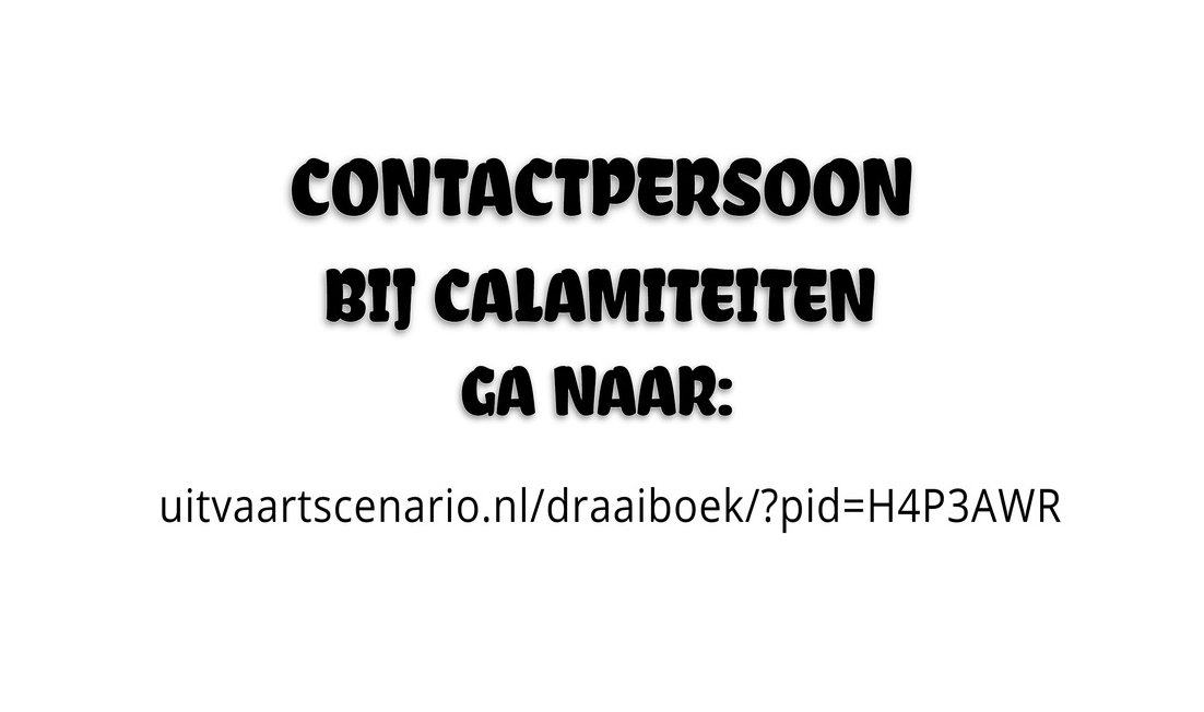 Contactpersoon bij calamiteiten